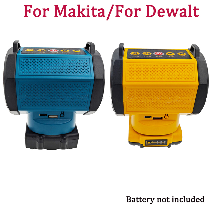 Home Improvement Videos - For Makita/Dewalt 18V Li-ion Battery Bluetooth
