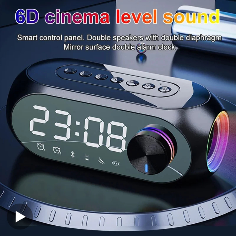 Home Improvement Videos - Alarm Clock Radio FM Bluetooth Speaker