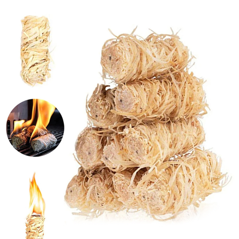 Wood Filler Stick - 30/60/100/120PCS Natural Fire Starter Wax Wood