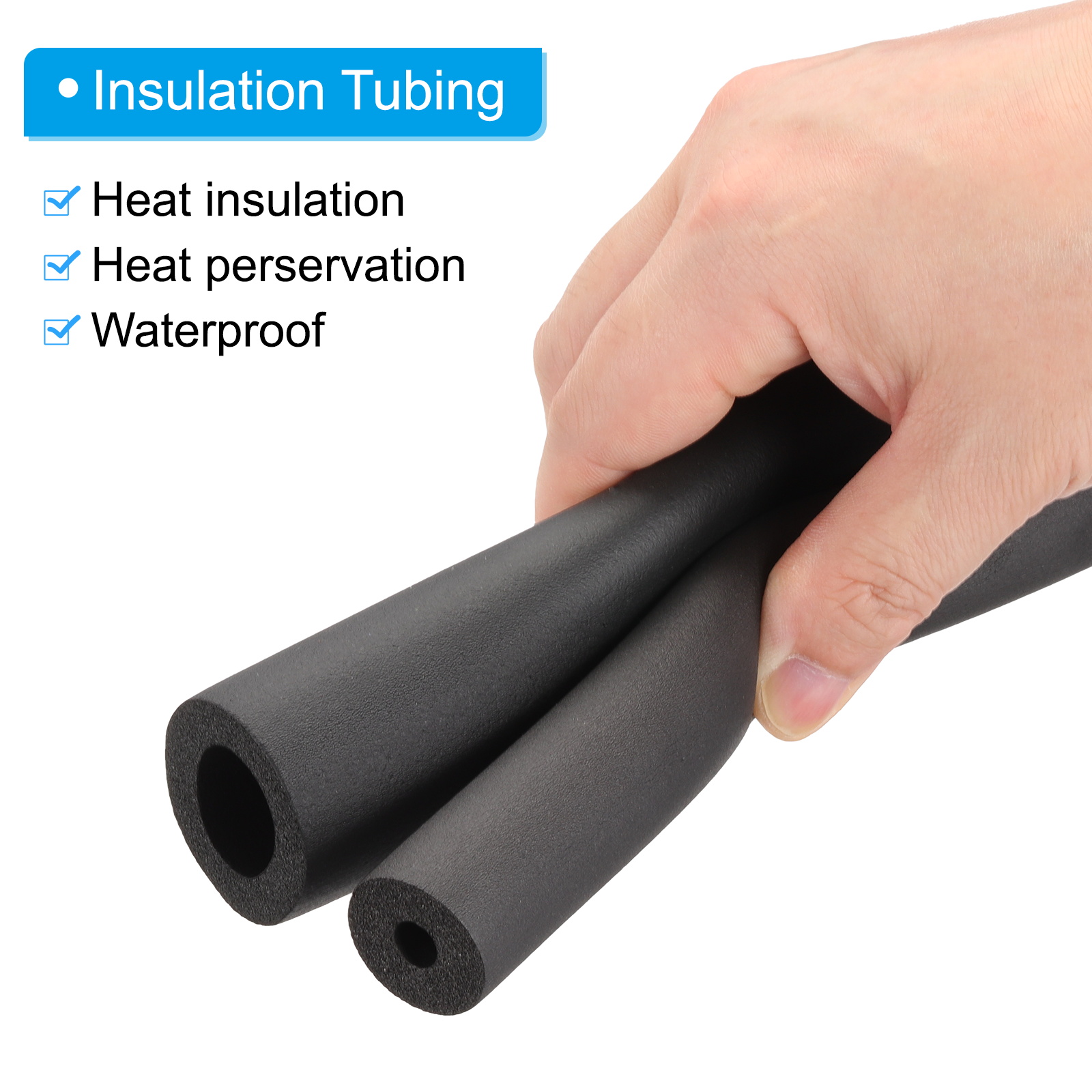 Uxcell 4Pcs 1.8Meters Pipe Ins - Pipe Insulation Foam 评论和价格