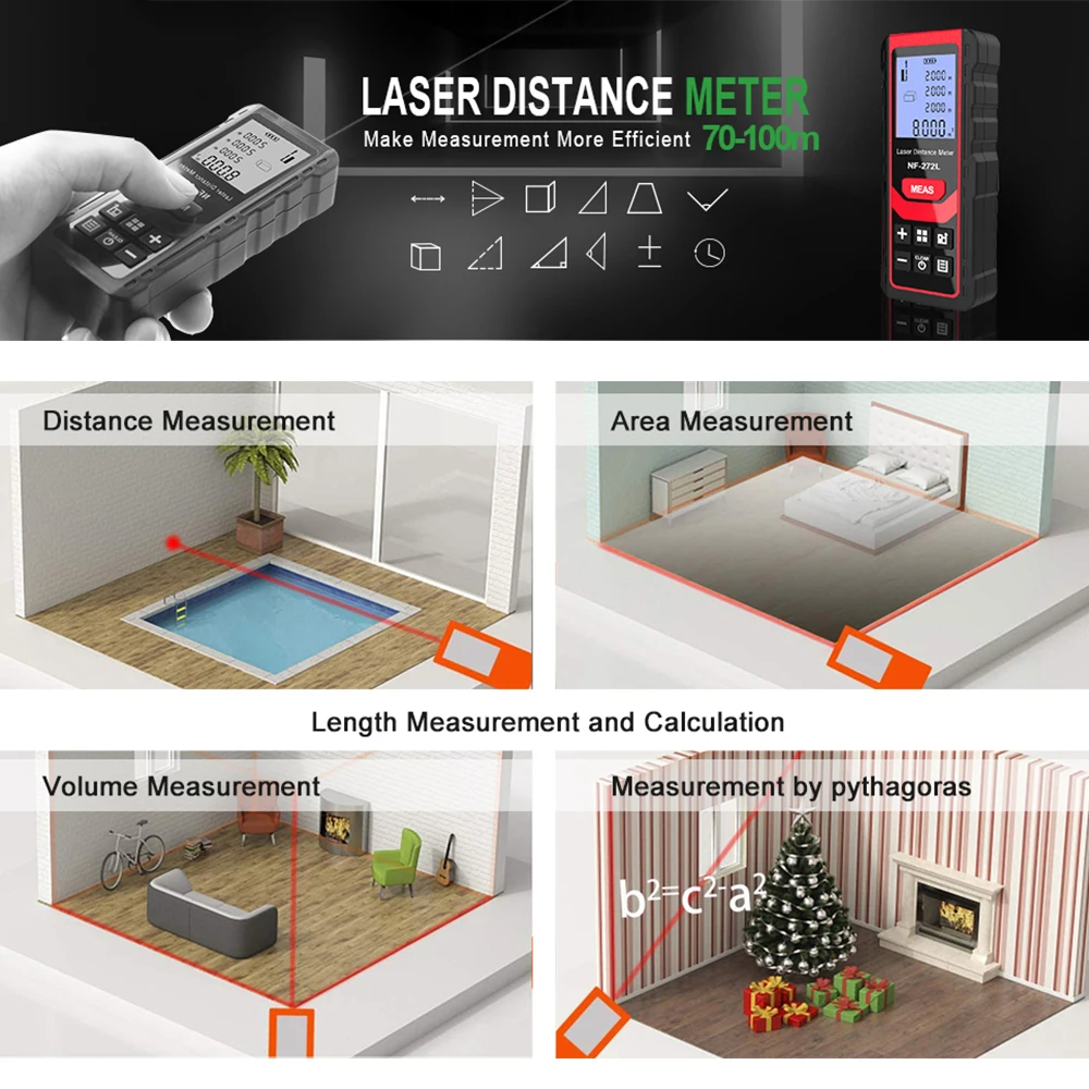 Noyafa NF-271 Laser Distance M - Home Improvement Services 评论和价格