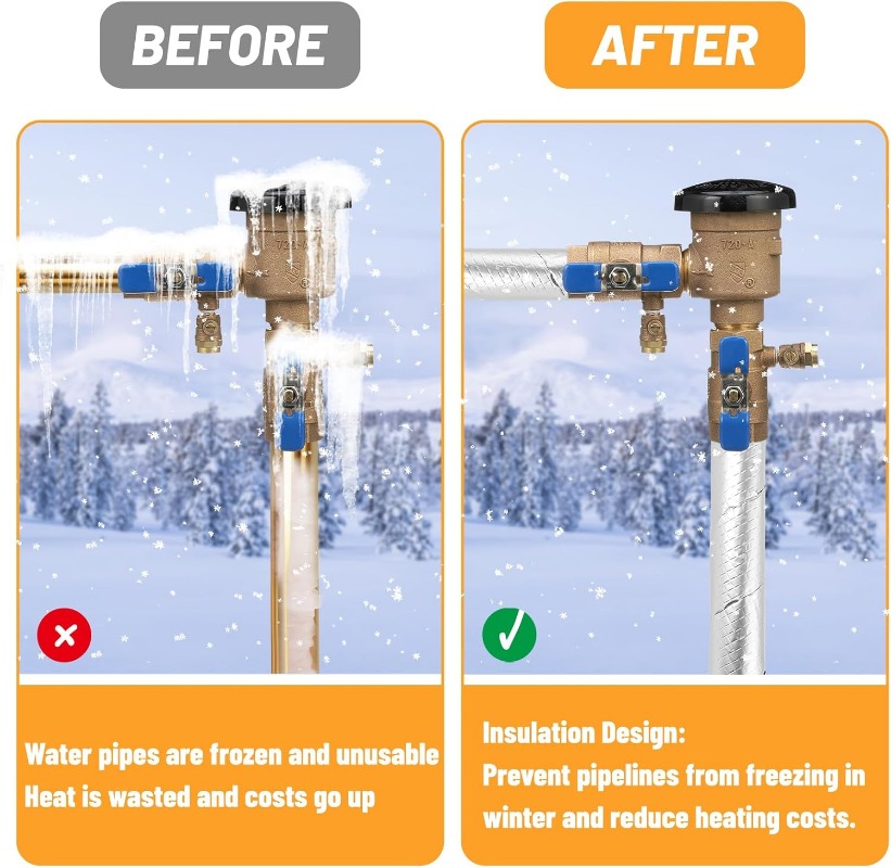 Winter Pipe Wrap Insulation 32 - Pipe Insulation Foam 评论和价格