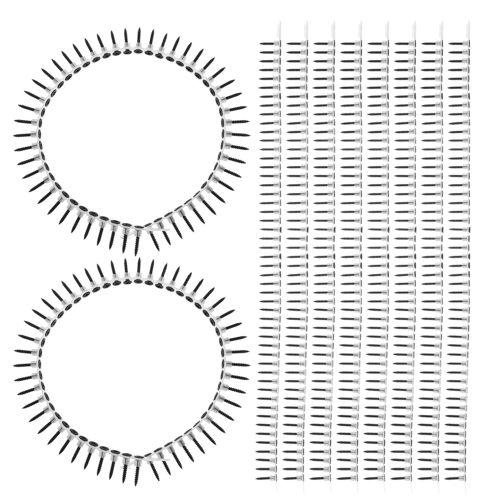 1000Pcs Heavy Duty Plastic Col - Picture Hanging Strip 评论和价格