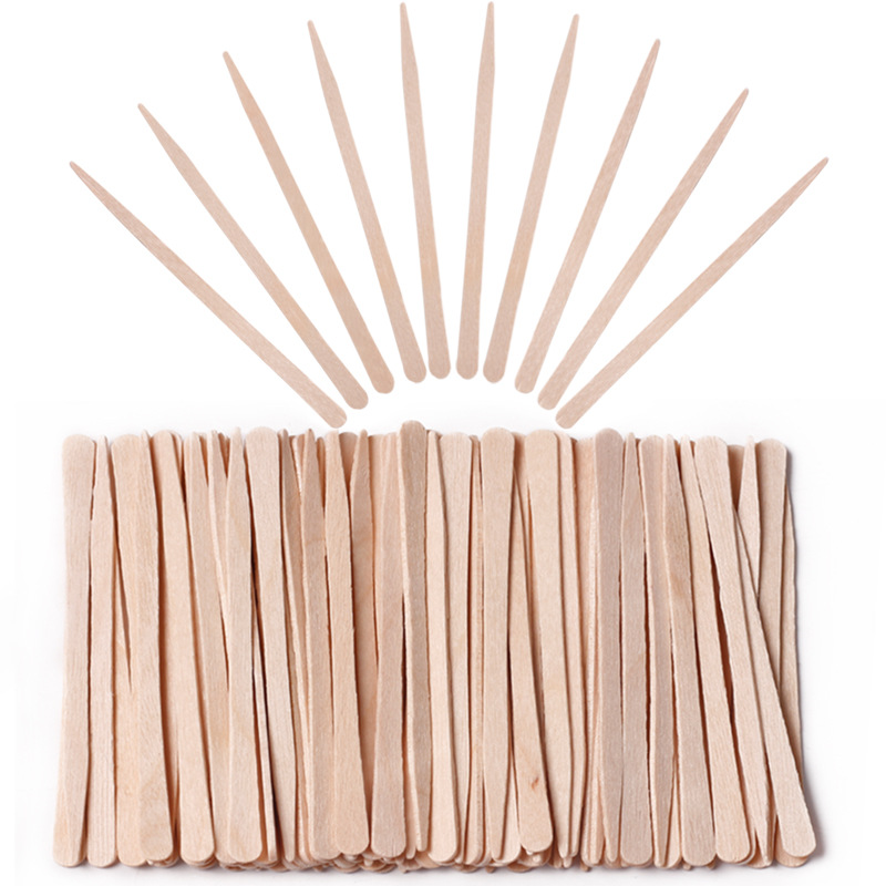 100pcs Disposable Waxing Woode - Wood Filler Stick 评论和价格