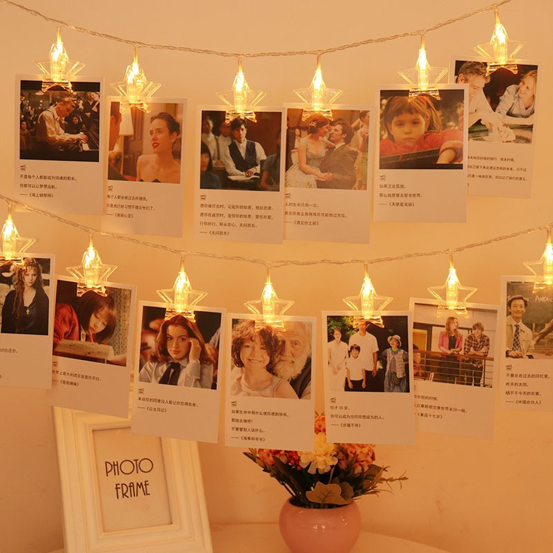 1.5/3/6/10m LED Photo Clip Str - Picture Hanging Strip 评论和价格