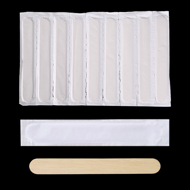 50/100pcs Tattoo Waxing Stick  - Wood Filler Stick 评论和价格