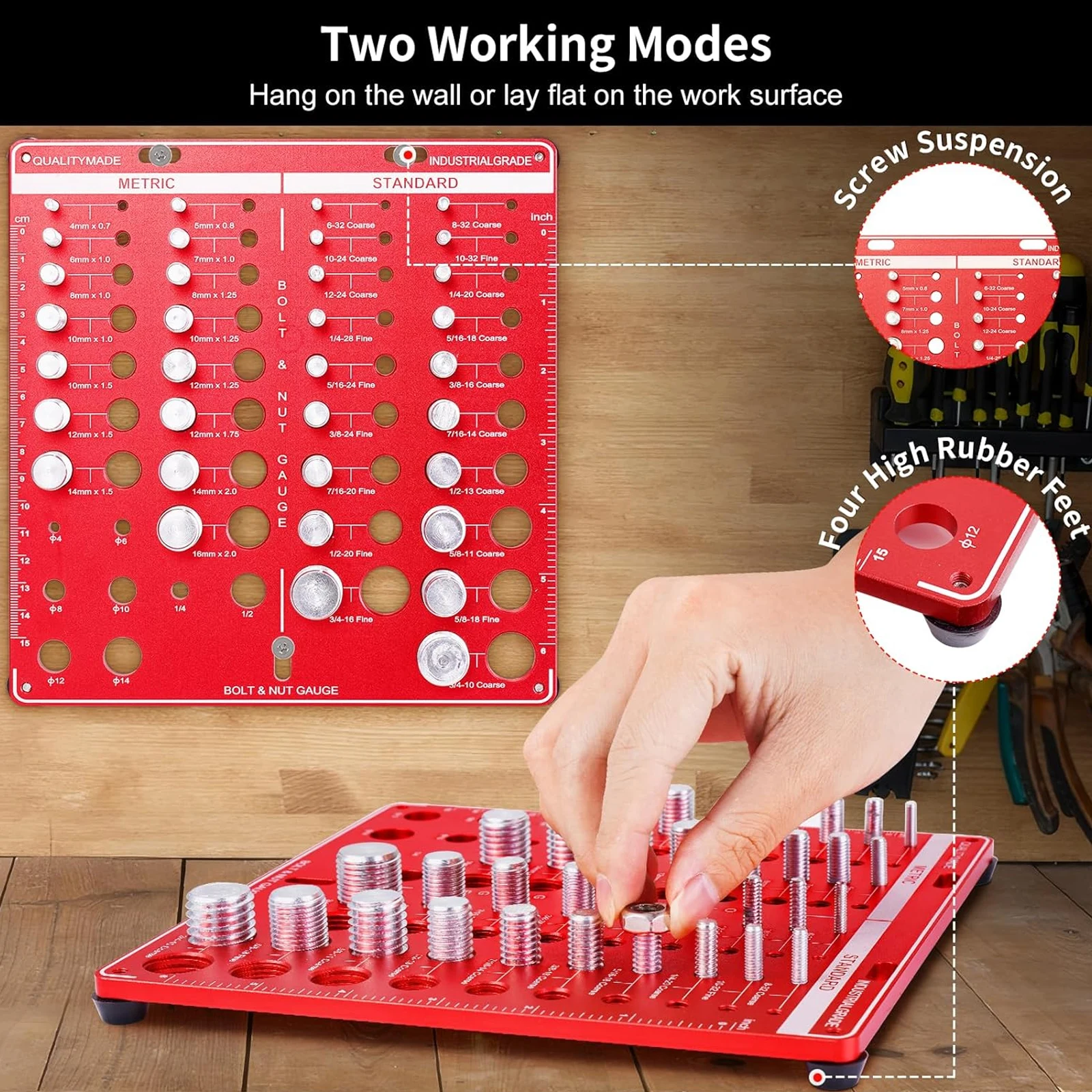 Nut and Bolt Thread Gauge Set  - Home Improvement Services 评论和价格