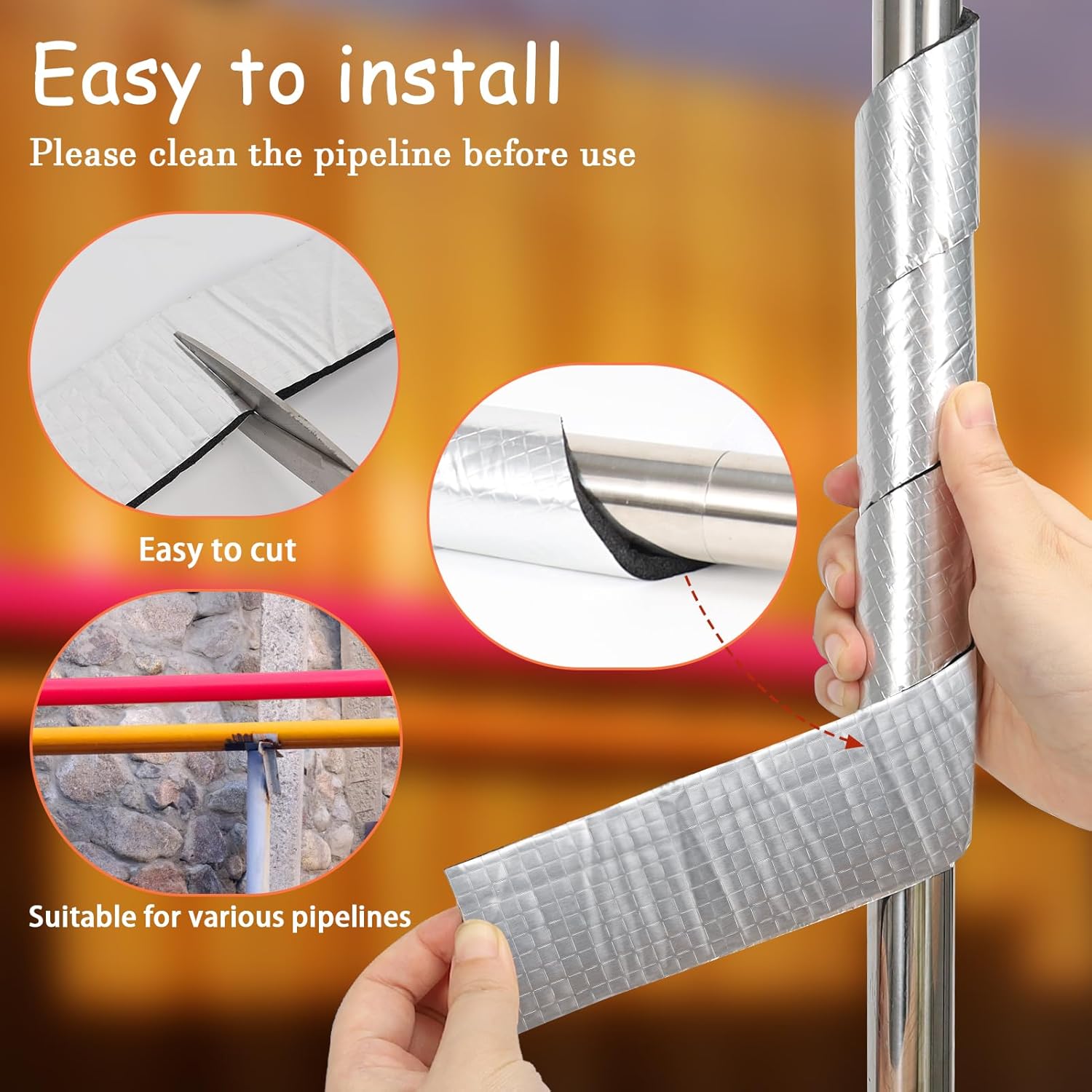 Pipe Insulation Wrap Self Adhe - Pipe Insulation Foam 评论和价格