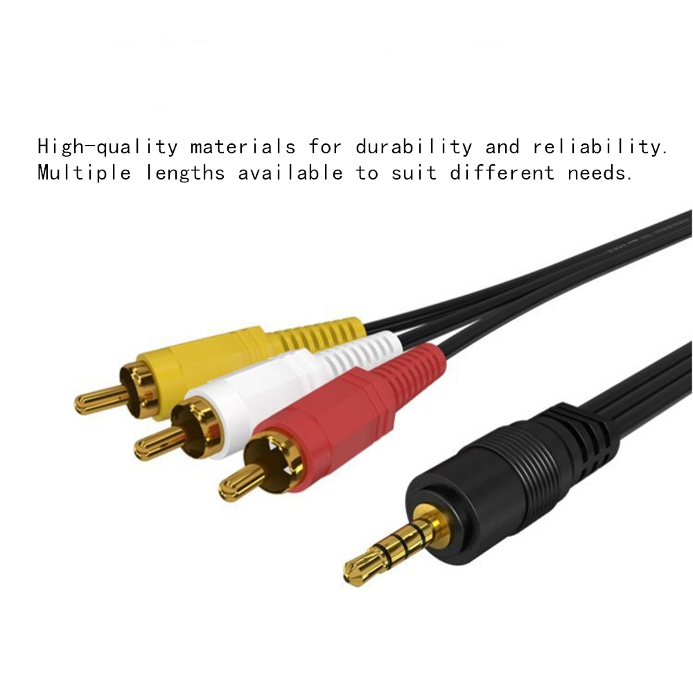 3.5mm to 3 RCA Audio Video Cab - Home Improvement Videos 评论和价格