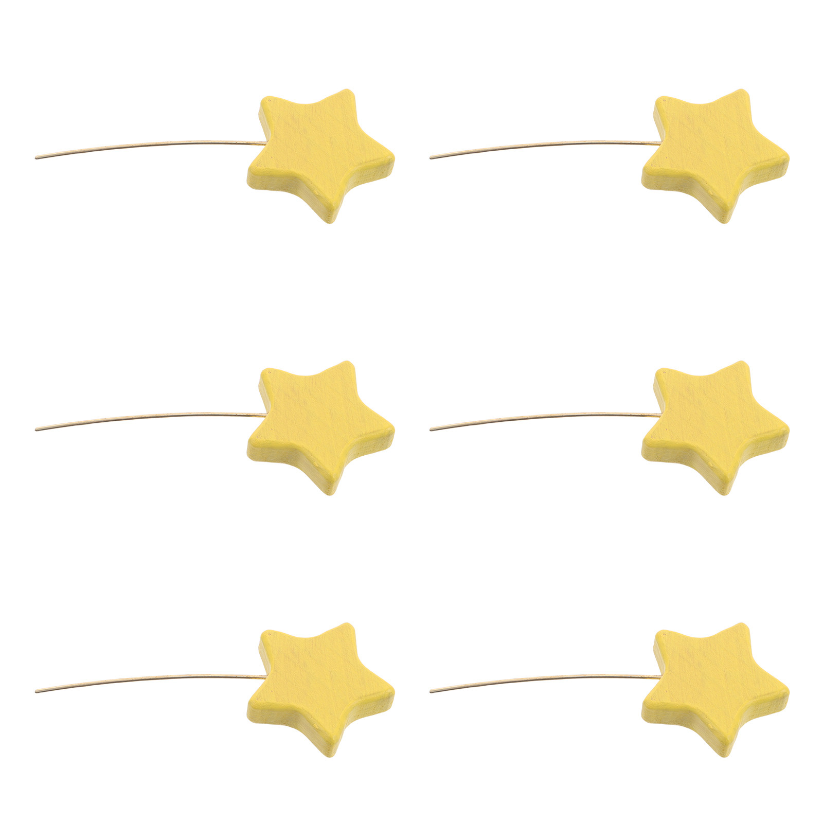 6Pcs Wooden Star Picks Mini St - Wood Filler Stick 评论和价格