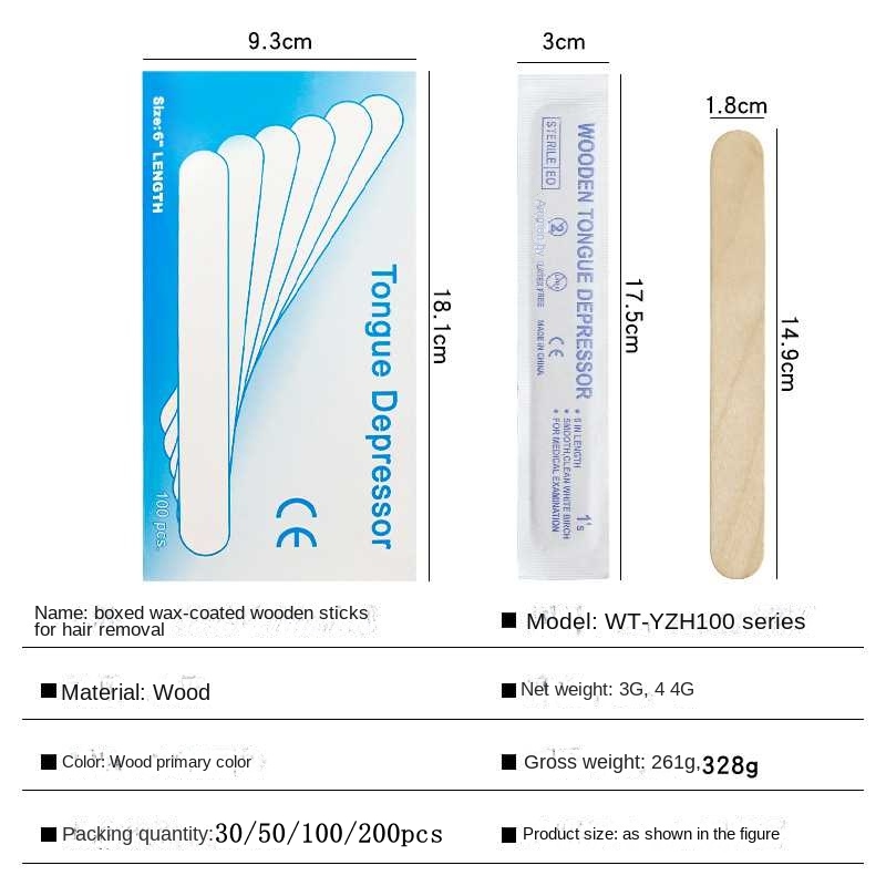 30/50/100/200PCS Disposable Ta - Wood Filler Stick 评论和价格