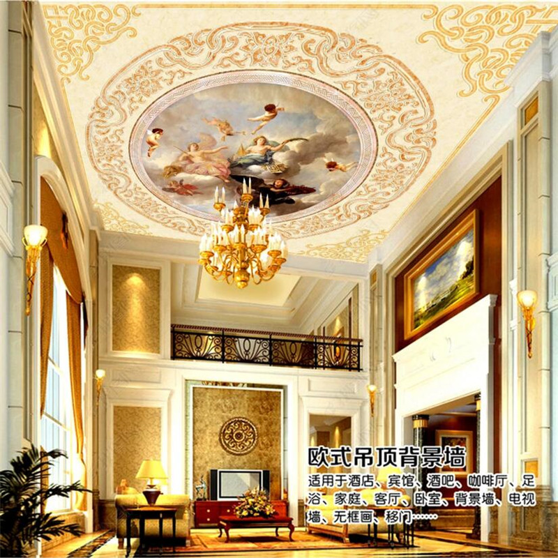 Custom European Angels Ceiling - Home Improvement Angela 评论和价格