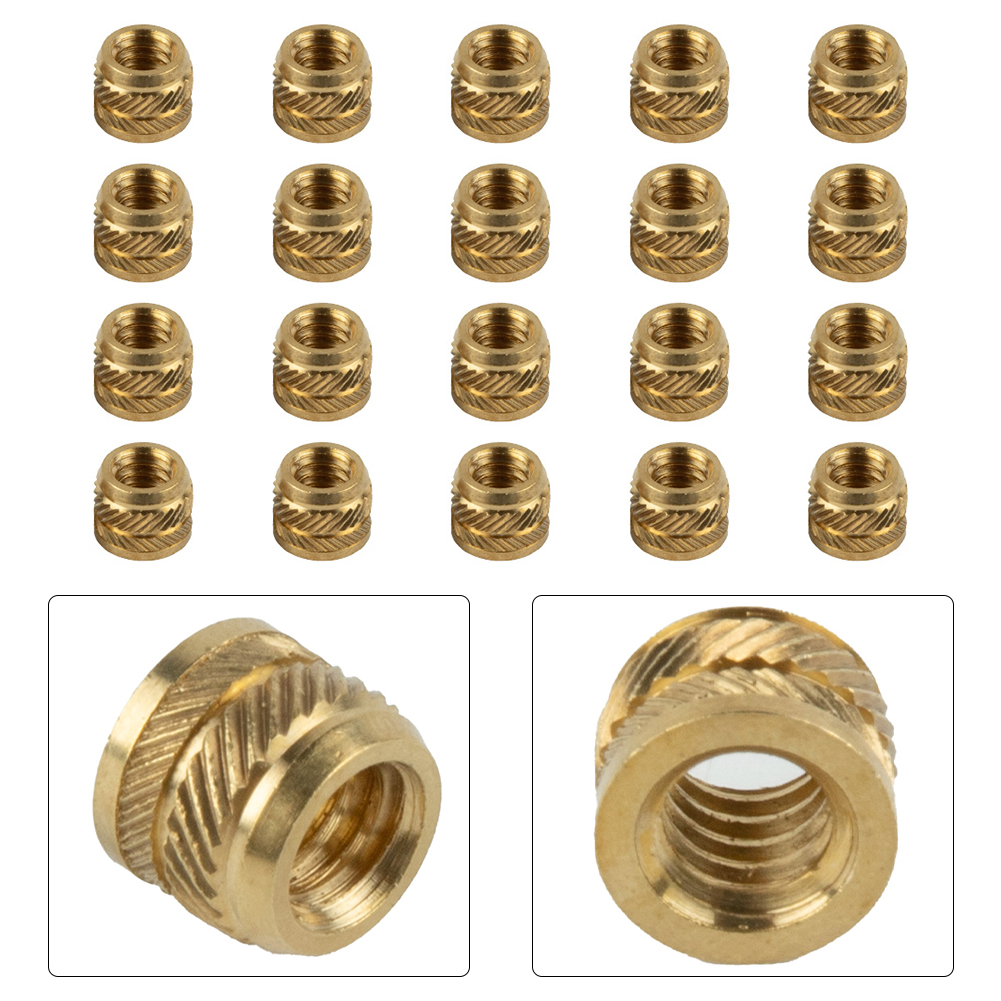 20pcs Brass Nuts 1/4-20 Thread - Home Improvement Services 评论和价格
